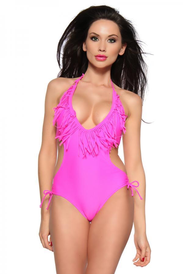 Monokini mit Fransen Atixo