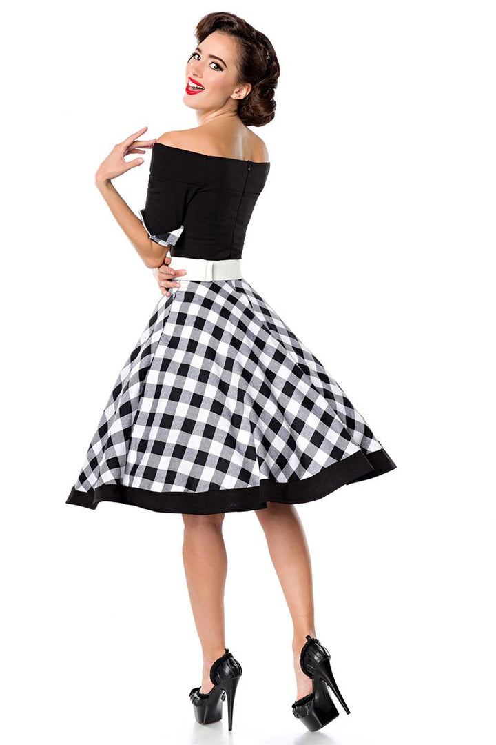 schulterfreies Swing-Kleid Belsira