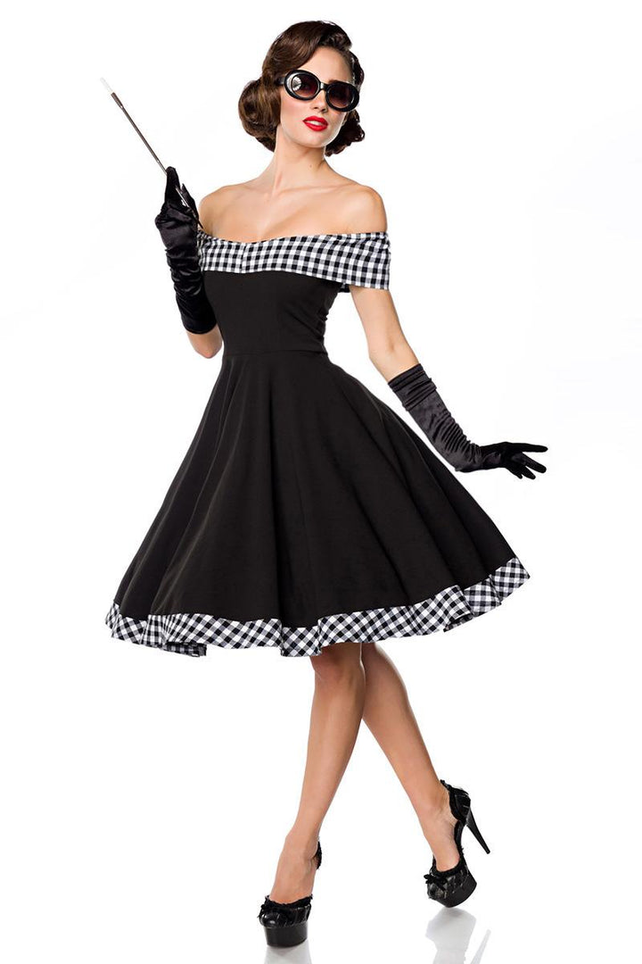 schulterfreies Swing-Kleid Belsira