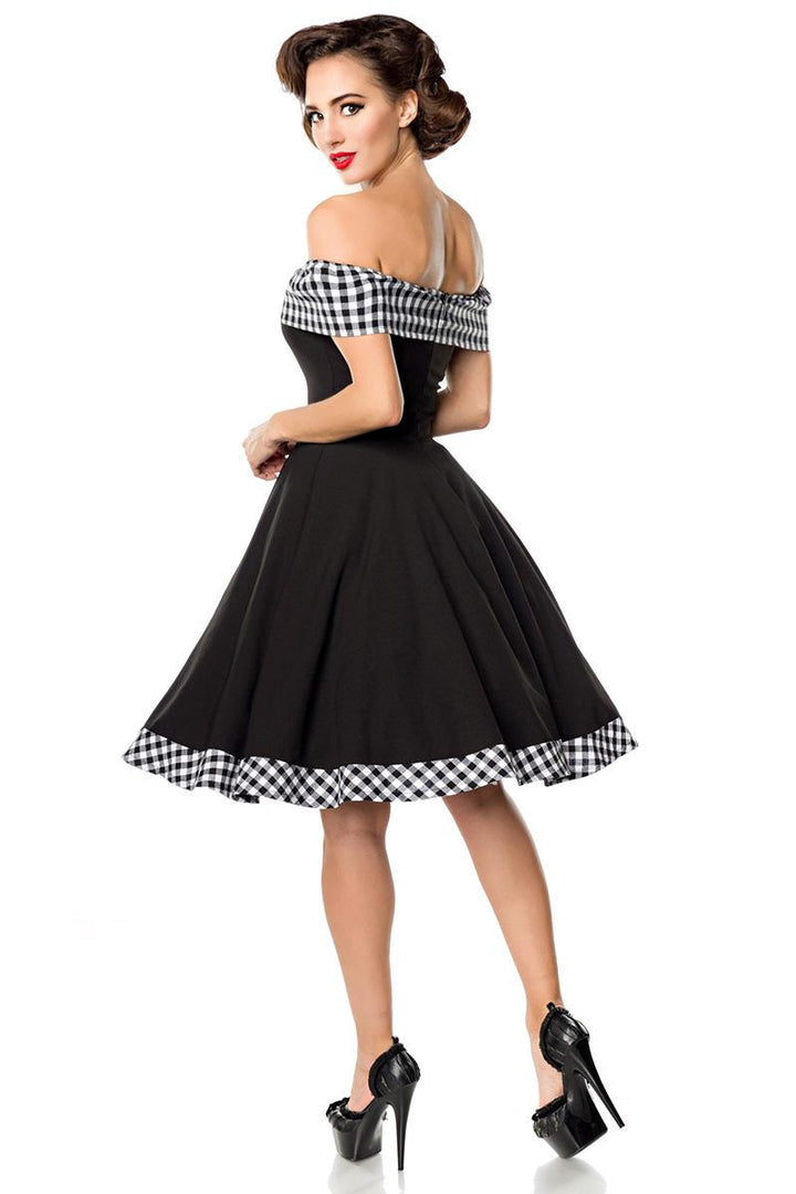 schulterfreies Swing-Kleid Belsira