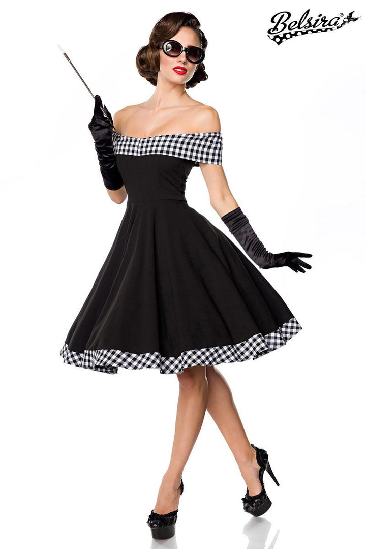 schulterfreies Swing-Kleid Belsira