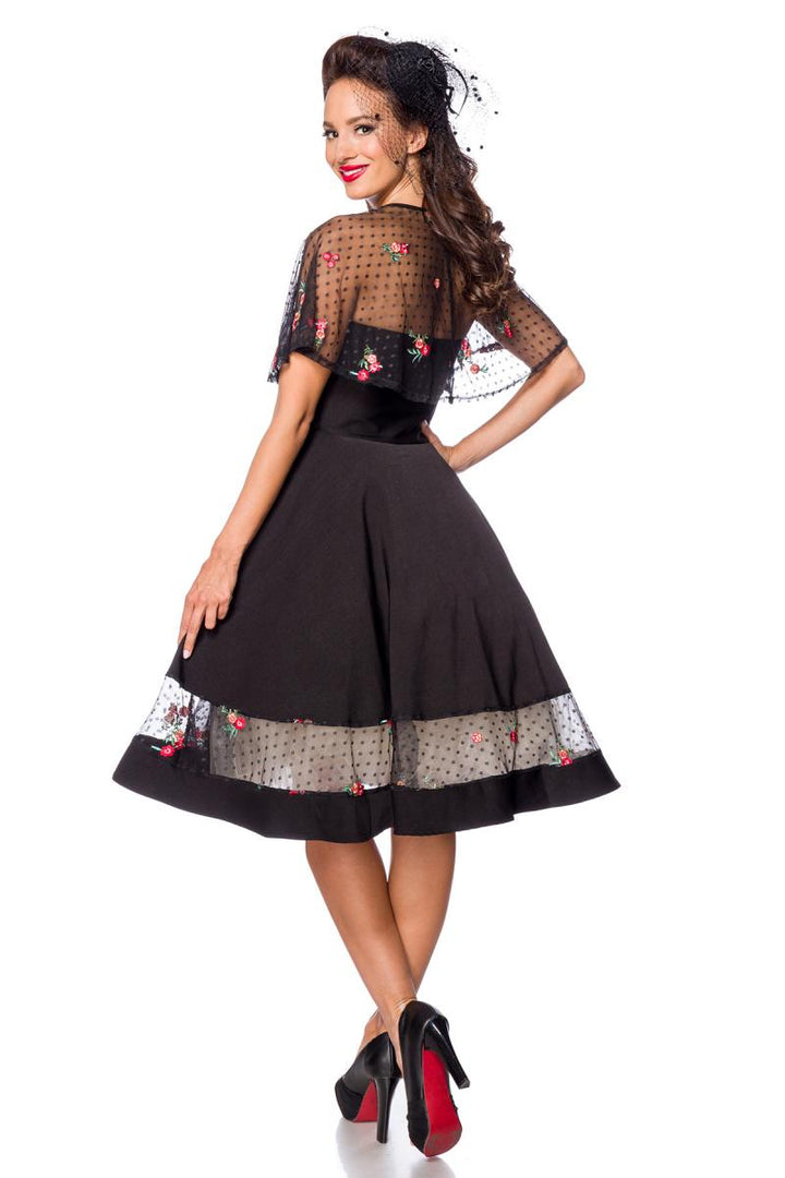 Vintage-Kleid mit Cape Belsira