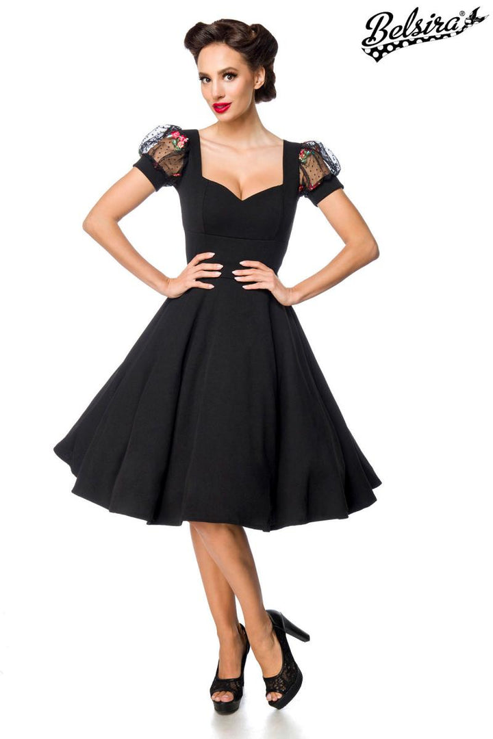 Kleid mit Puffärmeln Belsira