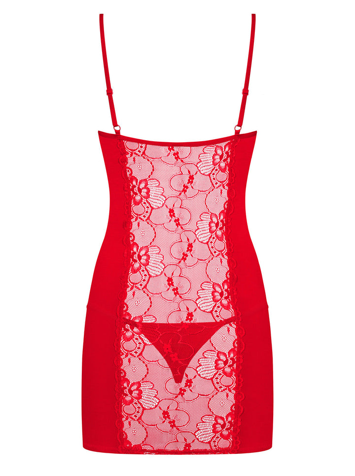 Heartina Chemise rot Obsessive