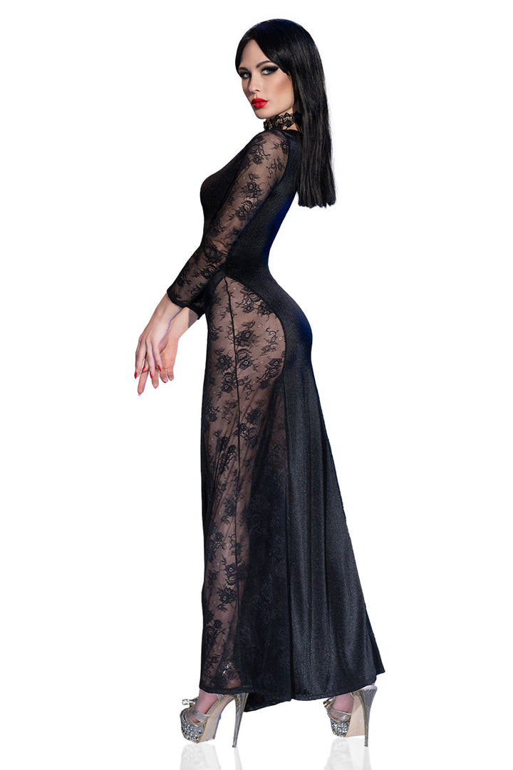 Cocktailkleid CR4408 schwarz Chilirose