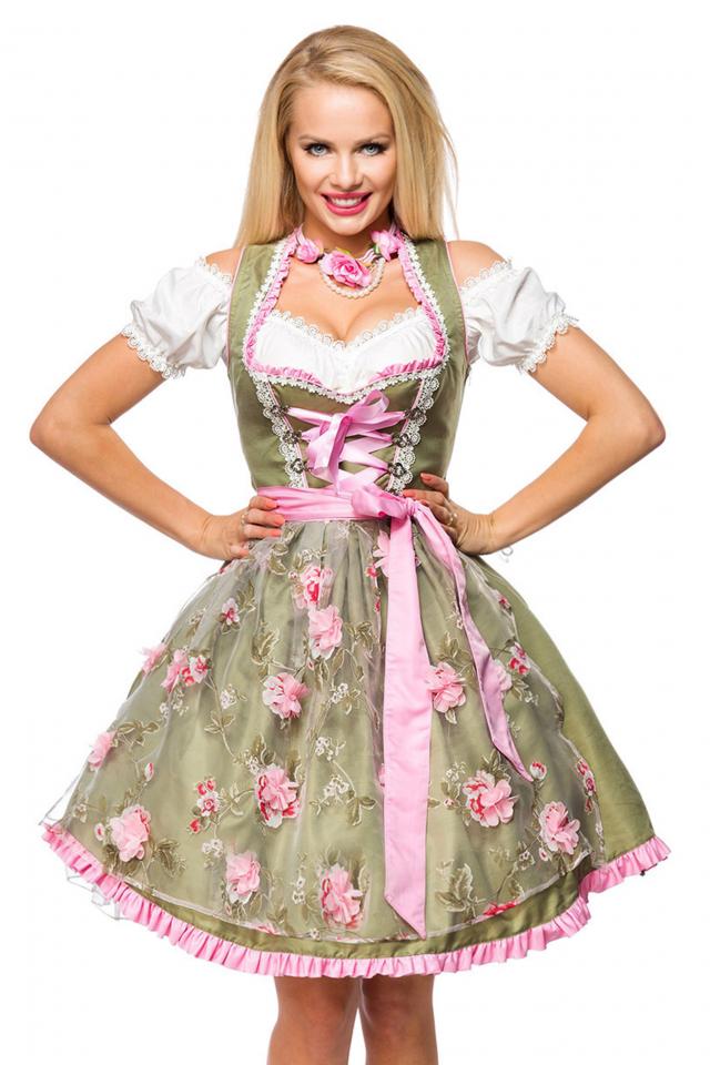 Dirndl mit Blumenschürze Dirndline