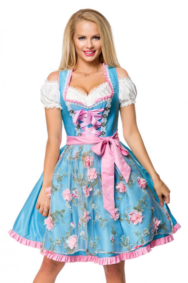 Dirndl mit Blumenschürze Dirndline