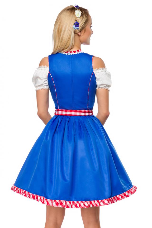 Unterbrustdirndl mit Karoschürze Dirndline