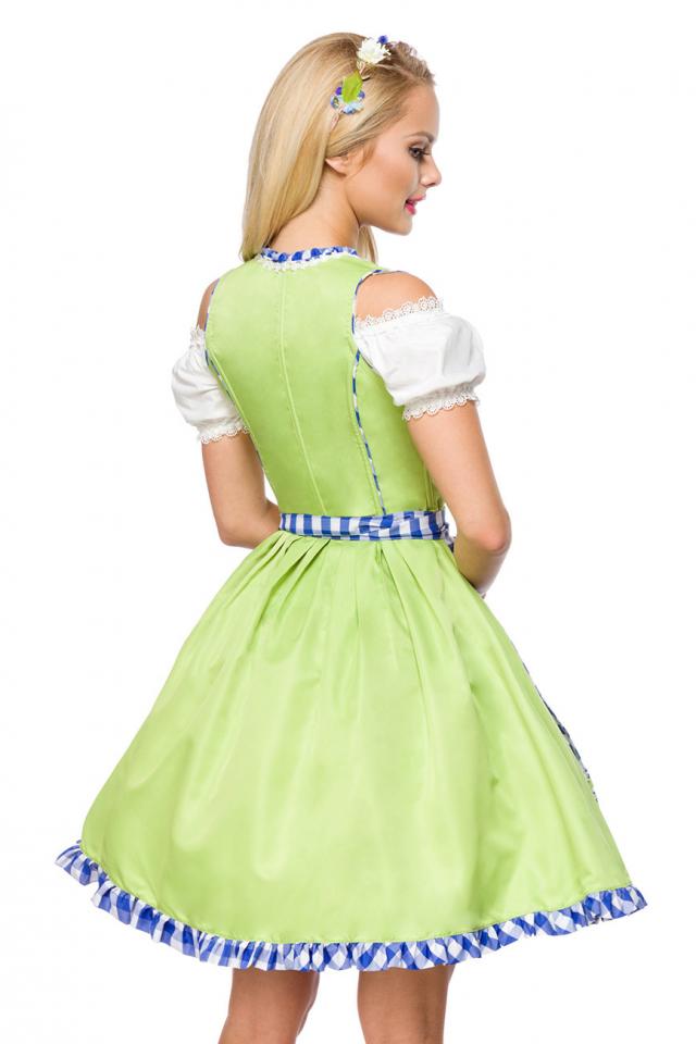 Unterbrustdirndl mit Karoschürze Dirndline