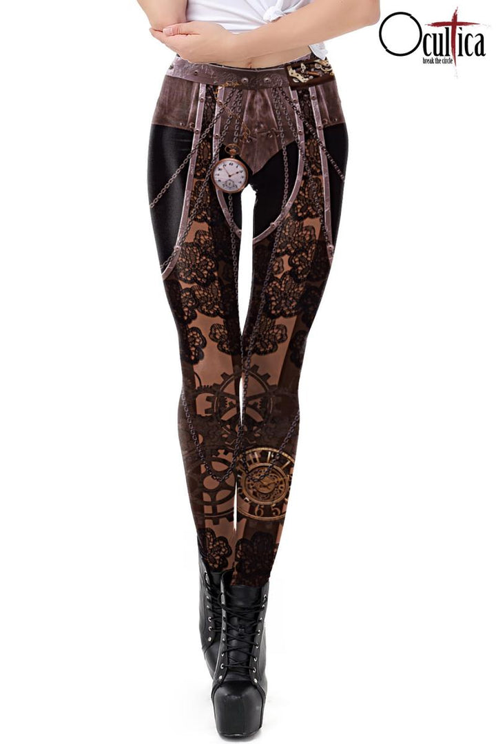 Steampunk Leggings Ocultica