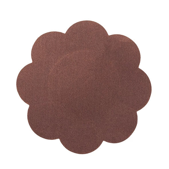 Bye Bra - Satin Nipple Covers Brown XL Bye Bra