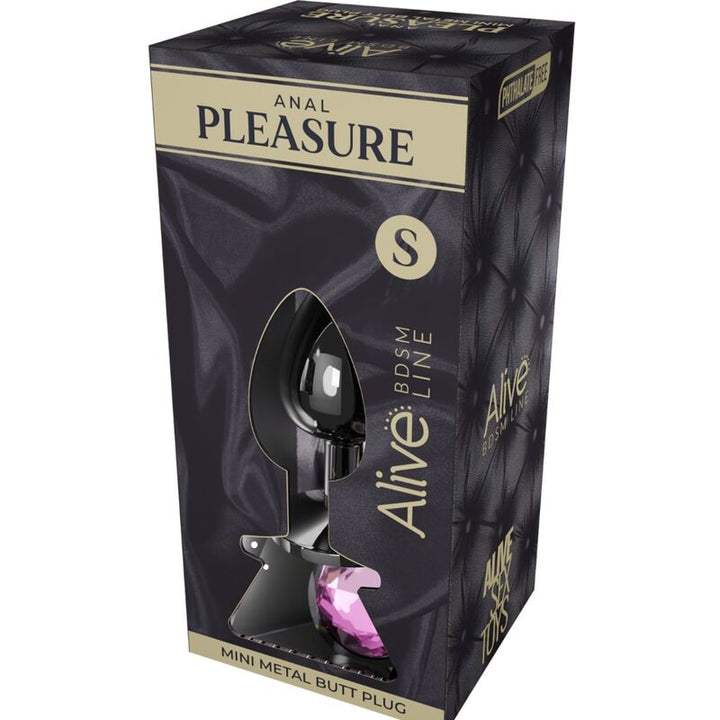 ALIVE - ANAL PLEASURE MINI PLUG METALL ROSA GRÖSSE S ALIVE