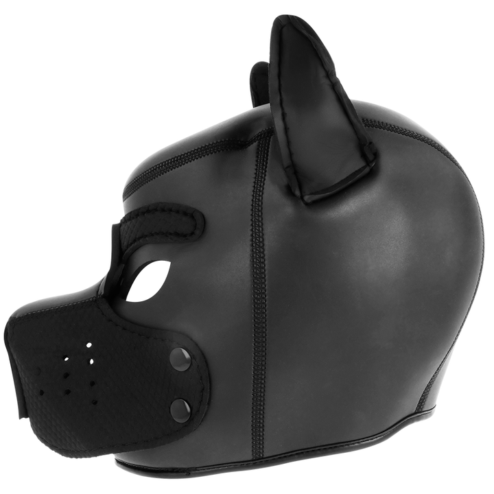 DARKNESS - NEOPREN-HUNDEMASKE MIT ABNEHMBARER MAULE M FETISCH,Knechtschaft,SM-Maulkorb günstig kaufen