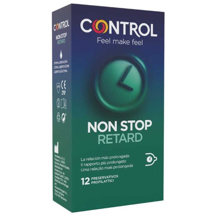 CONTROL - NON STOP RETARD CONDOMS 12 UNITS KONDOME,Längere Vergnügungsreichweite günstig kaufen